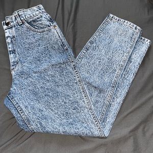 Lee Acid wash mom jeans